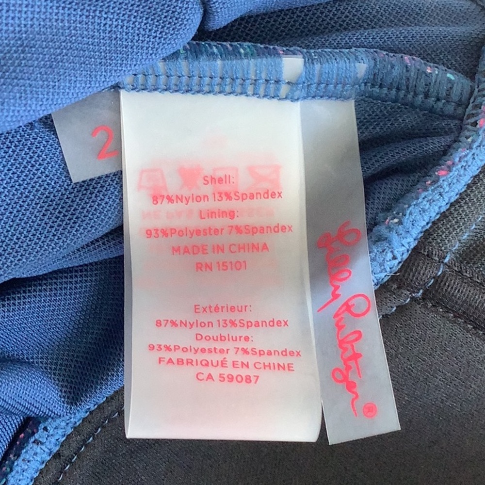 Lilly Pulitzer Scroom With View Armen Tankini top NWOT - Picture 5 of 6